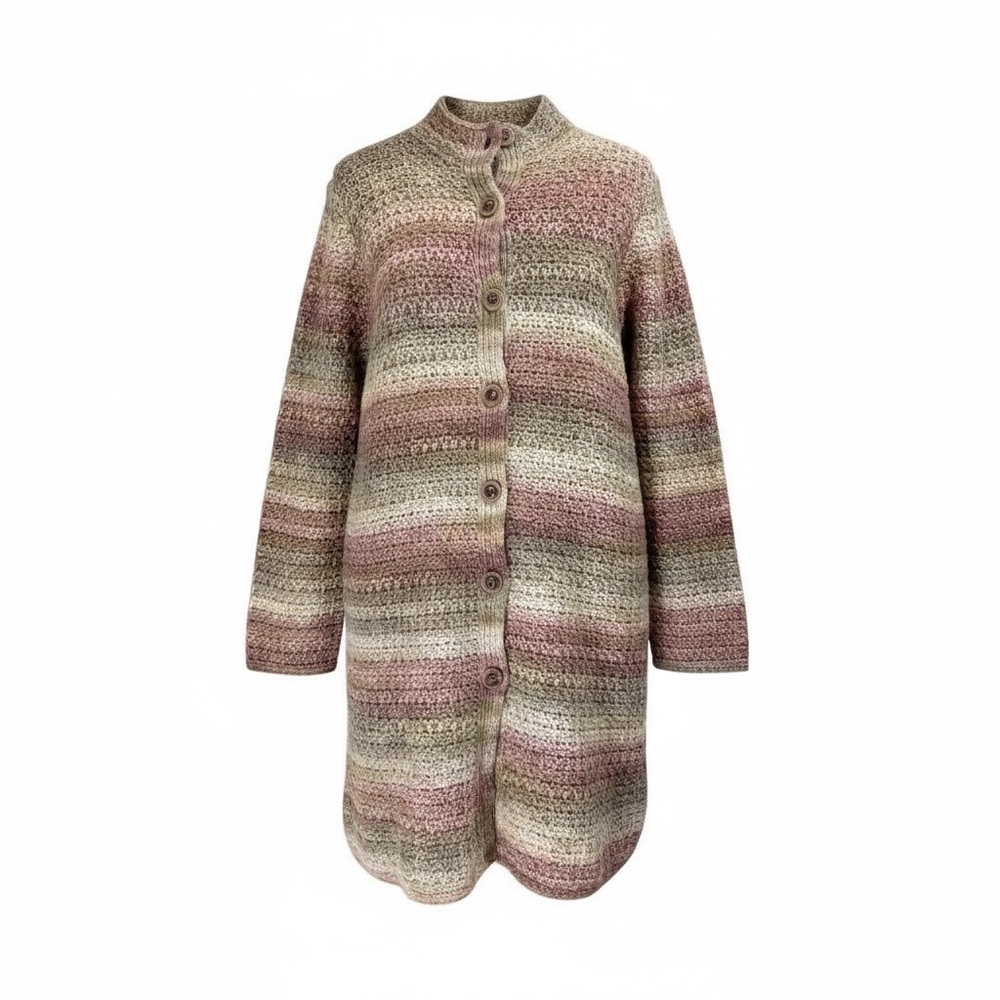 J. Jill Longline Wool & Alpaca Blend Cardigan - sz XL